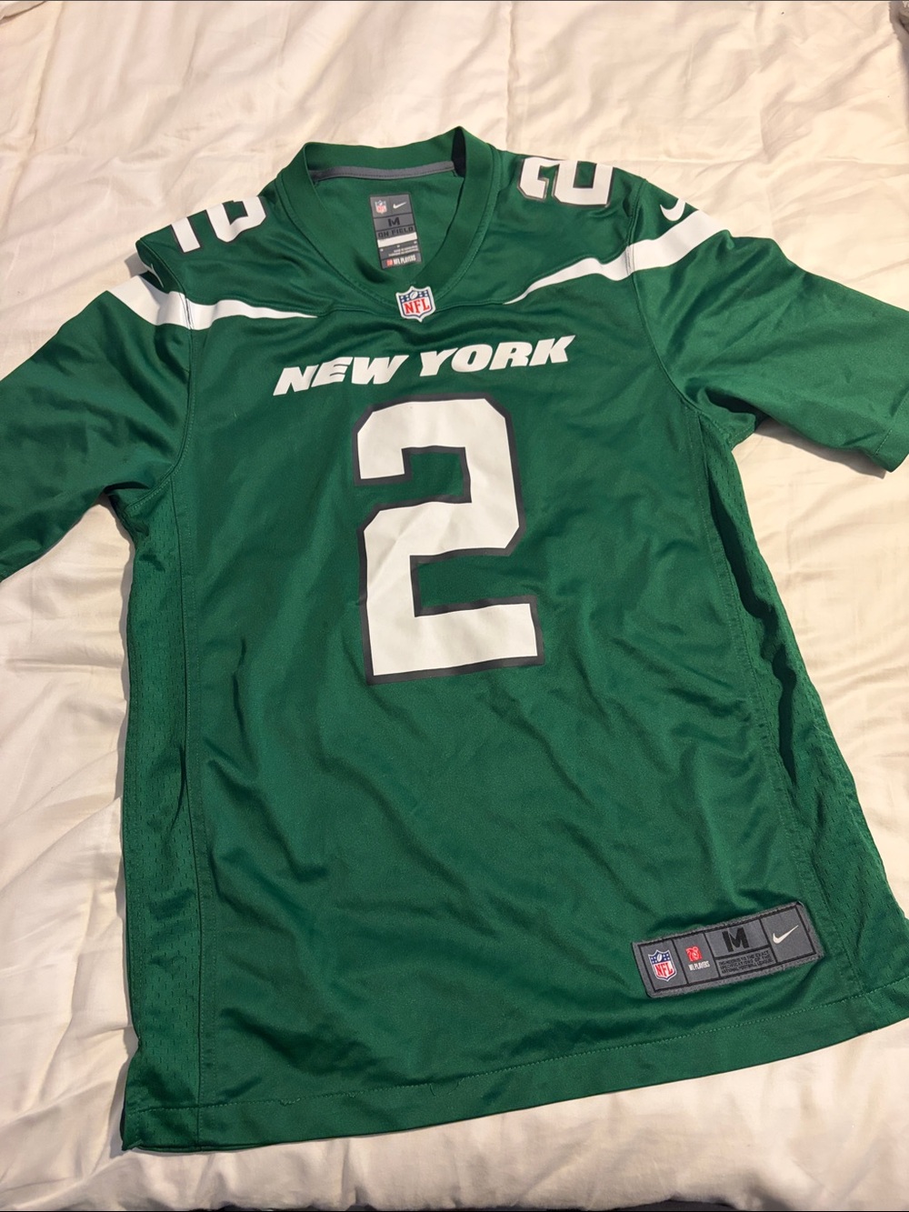 Nike Men’s Zach Wilson #2 Jets Jersey